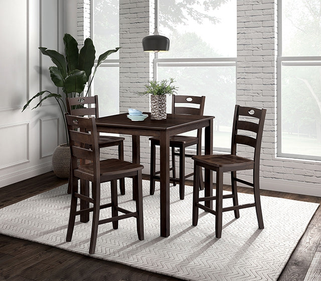 Lubbock 5 Pc. Counter Ht. Table Set - Visions in Furniture (La Mirada, CA)