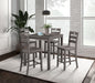 Lubbock 5 Pc. Counter Ht. Table Set - Visions in Furniture (La Mirada, CA)