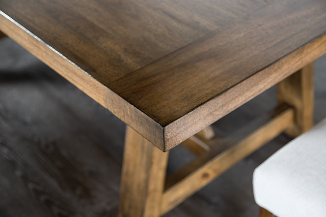 Losone Dining Table Set with Bench Rustic - Visions in Furniture (La Mirada, CA)