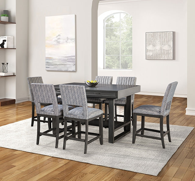Potton 7 Pc Counter Ht Table Set - Visions in Furniture (La Mirada, CA)