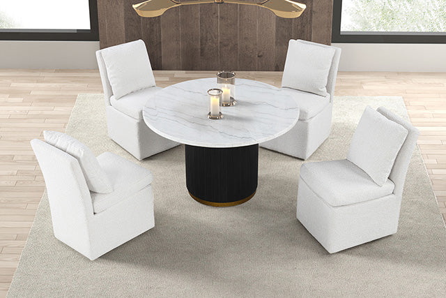 Varde 5 Pc Dining Table Set - Visions in Furniture (La Mirada, CA)