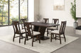 Holsworthy 7 Pc Dining Table Set - Visions in Furniture (La Mirada, CA)