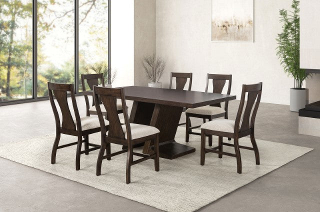 Holsworthy 7 Pc Dining Table Set - Visions in Furniture (La Mirada, CA)