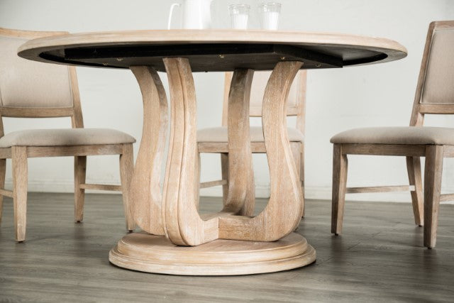 Orbetello 5 Pc Dining Table Set Natural - Visions in Furniture (La Mirada, CA)