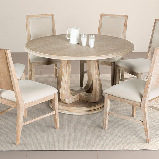 Orbetello 5 Pc Dining Table Set Natural - Visions in Furniture (La Mirada, CA)