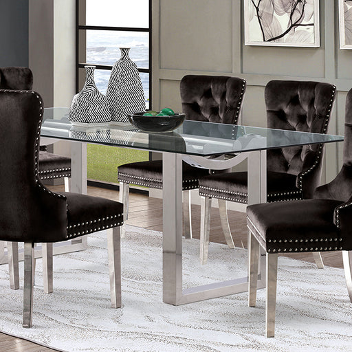 Silvestri 7 Pc Dining Table Set - Visions in Furniture (La Mirada, CA)