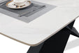 Lenvik 7 Pc Dining Table Set White - Visions in Furniture (La Mirada, CA)