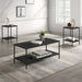 Pallas 3 Pc. Table Set Black - Visions in Furniture (La Mirada, CA)
