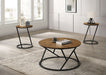Ronde 3 Pc. Table Set Natural - Visions in Furniture (La Mirada, CA)