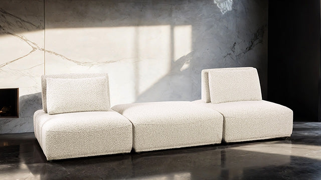 Stavanger 2-Seater w/ Square Ot - Visions in Furniture (La Mirada, CA)