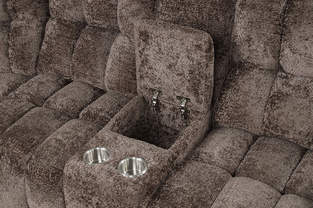 Hieronymus Power Sectional Brown - Visions in Furniture (La Mirada, CA)