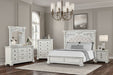 Promenade Bed Dark Brown & White - Visions in Furniture (La Mirada, CA)