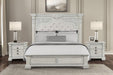 Promenade Bed Dark Brown & White - Visions in Furniture (La Mirada, CA)