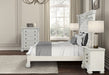 Promenade Bed Dark Brown & White - Visions in Furniture (La Mirada, CA)