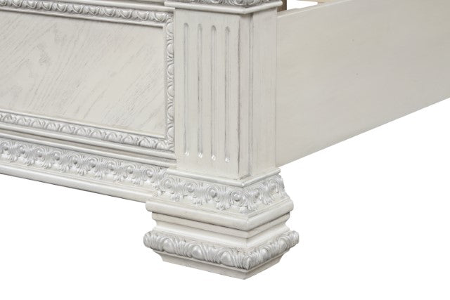 Promenade E.King & Queen Bed Brown & White - Visions in Furniture (La Mirada, CA)
