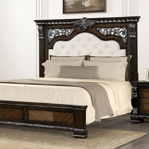 Promenade Bed Dark Brown & White - Visions in Furniture (La Mirada, CA)