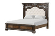 Promenade E.King & Queen Bed Brown & White - Visions in Furniture (La Mirada, CA)