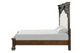 Promenade E.King & Queen Bed Brown & White - Visions in Furniture (La Mirada, CA)