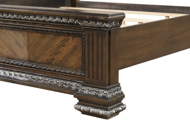 Promenade Bed Dark Brown & White - Visions in Furniture (La Mirada, CA)