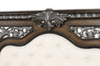 Promenade Bed Dark Brown & White - Visions in Furniture (La Mirada, CA)