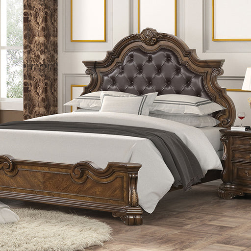 Leovanni 4 Pc Queen Bedroom Set Brown - Visions in Furniture (La Mirada, CA)