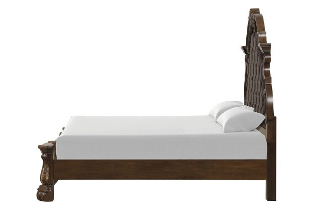 Leovanni 4 Pc Queen Bedroom Set Brown - Visions in Furniture (La Mirada, CA)