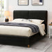 Stavern E.King, Full, & Queen Bed Grey & Black - Visions in Furniture (La Mirada, CA)