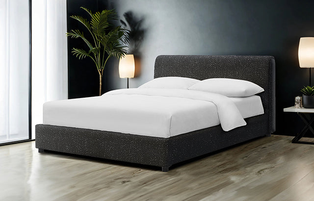 Vertham Bed Black & White - Visions in Furniture (La Mirada, CA)