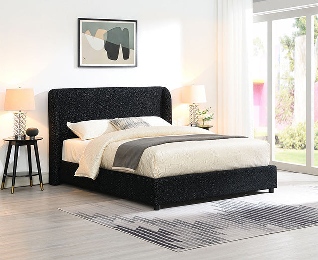 Laverni E.King, Full, & Queen Bed White, Grey, & Black - Visions in Furniture (La Mirada, CA)