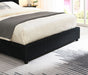 Laverni Bed Black, Grey & White - Visions in Furniture (La Mirada, CA)