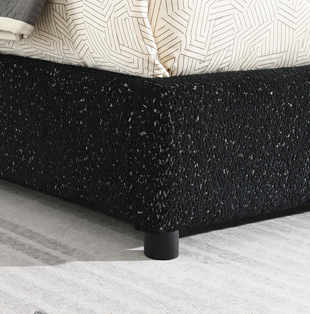 Laverni Bed Black, Grey & White - Visions in Furniture (La Mirada, CA)