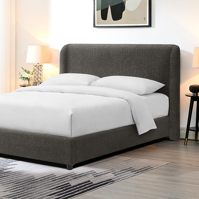Laverni Bed Black, Grey & White - Visions in Furniture (La Mirada, CA)