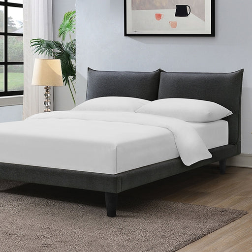 Verwood Bed Gray & Light Gray - Visions in Furniture (La Mirada, CA)