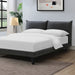 Verwood Bed Gray & Light Gray - Visions in Furniture (La Mirada, CA)