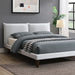 Verwood Bed Gray & Light Gray - Visions in Furniture (La Mirada, CA)