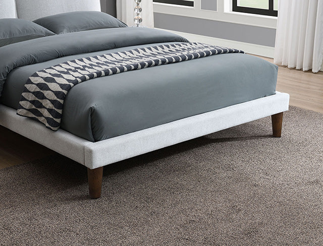 Verwood Bed Gray & Light Gray - Visions in Furniture (La Mirada, CA)