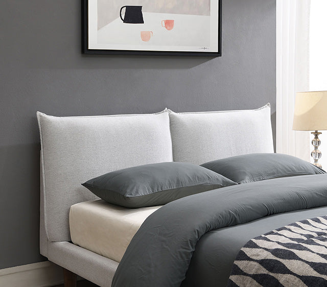 Verwood Bed Gray & Light Gray - Visions in Furniture (La Mirada, CA)