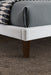Verwood Bed Gray & Light Gray - Visions in Furniture (La Mirada, CA)