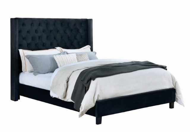 Ryleigh Bed Black, Grey, & Navy - Visions in Furniture (La Mirada, CA)