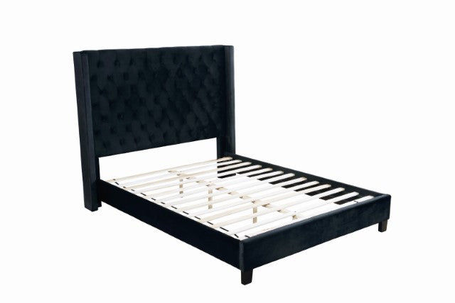 Ryleigh Bed Black, Grey, & Navy - Visions in Furniture (La Mirada, CA)