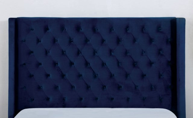 Ryleigh Bed Black, Grey, & Navy - Visions in Furniture (La Mirada, CA)