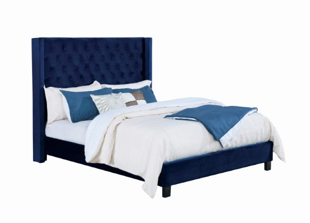 Ryleigh Bed Black, Grey, & Navy - Visions in Furniture (La Mirada, CA)