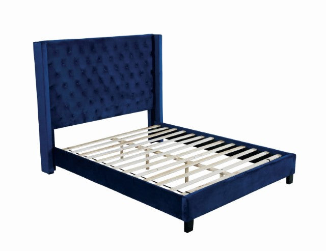 Ryleigh Bed Black, Grey, & Navy - Visions in Furniture (La Mirada, CA)