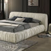 Palmdale Bed Black & Ivory - Visions in Furniture (La Mirada, CA)