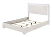 Sinistra Bed Beige, Black, White - Visions in Furniture (La Mirada, CA)