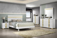 Lillestrom E.King, Queen, Full, & Full Bed Black & White - Visions in Furniture (La Mirada, CA)