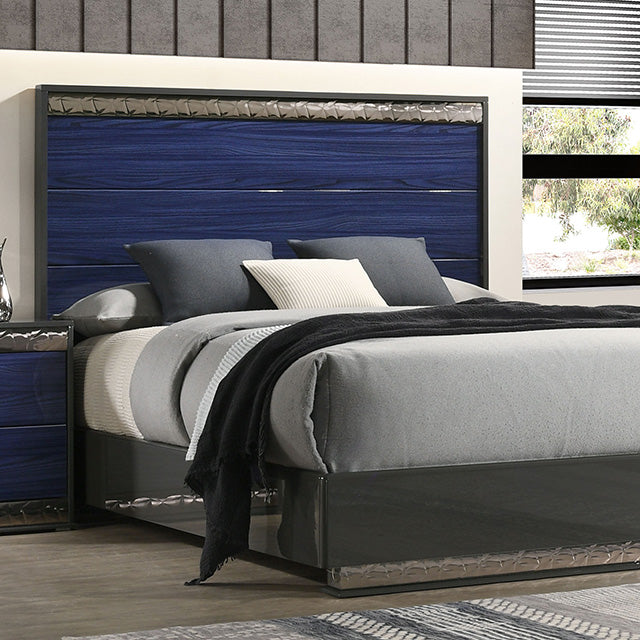 Morcote E.King & Queen Bed - Visions in Furniture (La Mirada, CA)