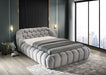 Newquay Bed Black, White, & Gray - Visions in Furniture (La Mirada, CA)