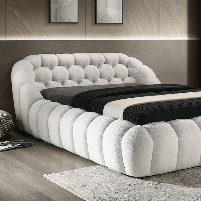 Newquay Bed Black, White, & Gray - Visions in Furniture (La Mirada, CA)