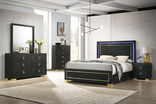 Latimer E.King, Full, & Queen Bed - Visions in Furniture (La Mirada, CA)